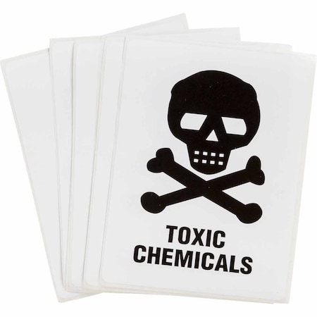 Brady Danger Sign, 4 in H, 2 7/8 in W, Vinyl, Rectangle, English, 596-13, PK25 596-13